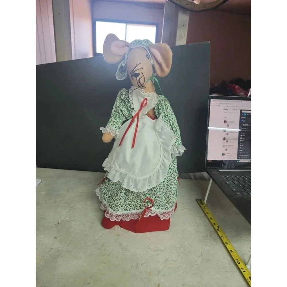 21 inches tall  Christmas church mouse